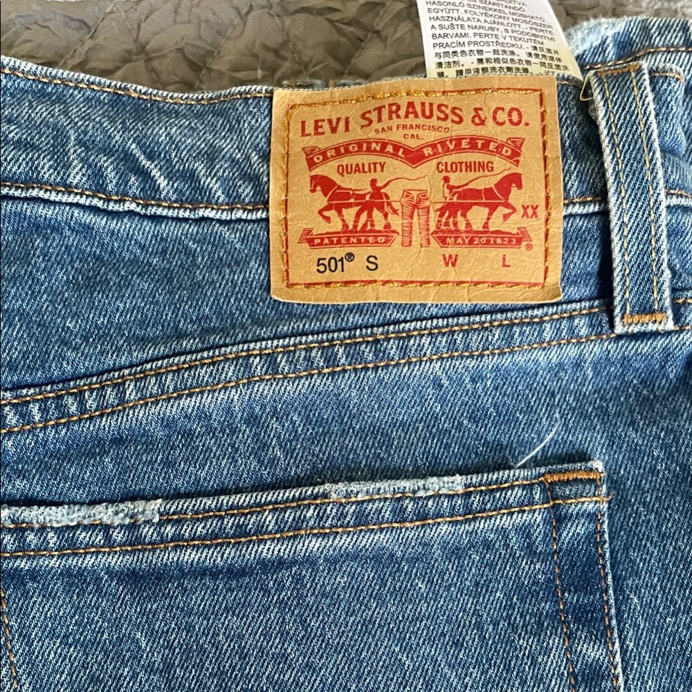 Levi's Blue Straight Fit Jeans